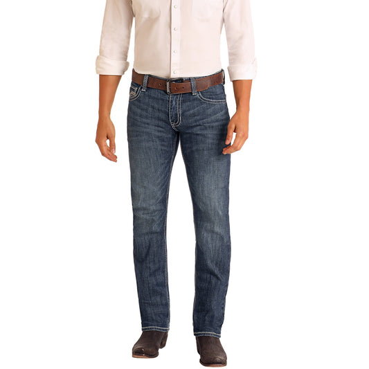 Rock & Roll Men's Slim Straight Leg Jean