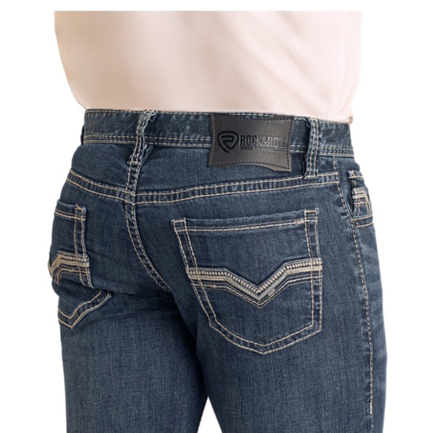 Rock & Roll Men's Slim Straight Leg Jean