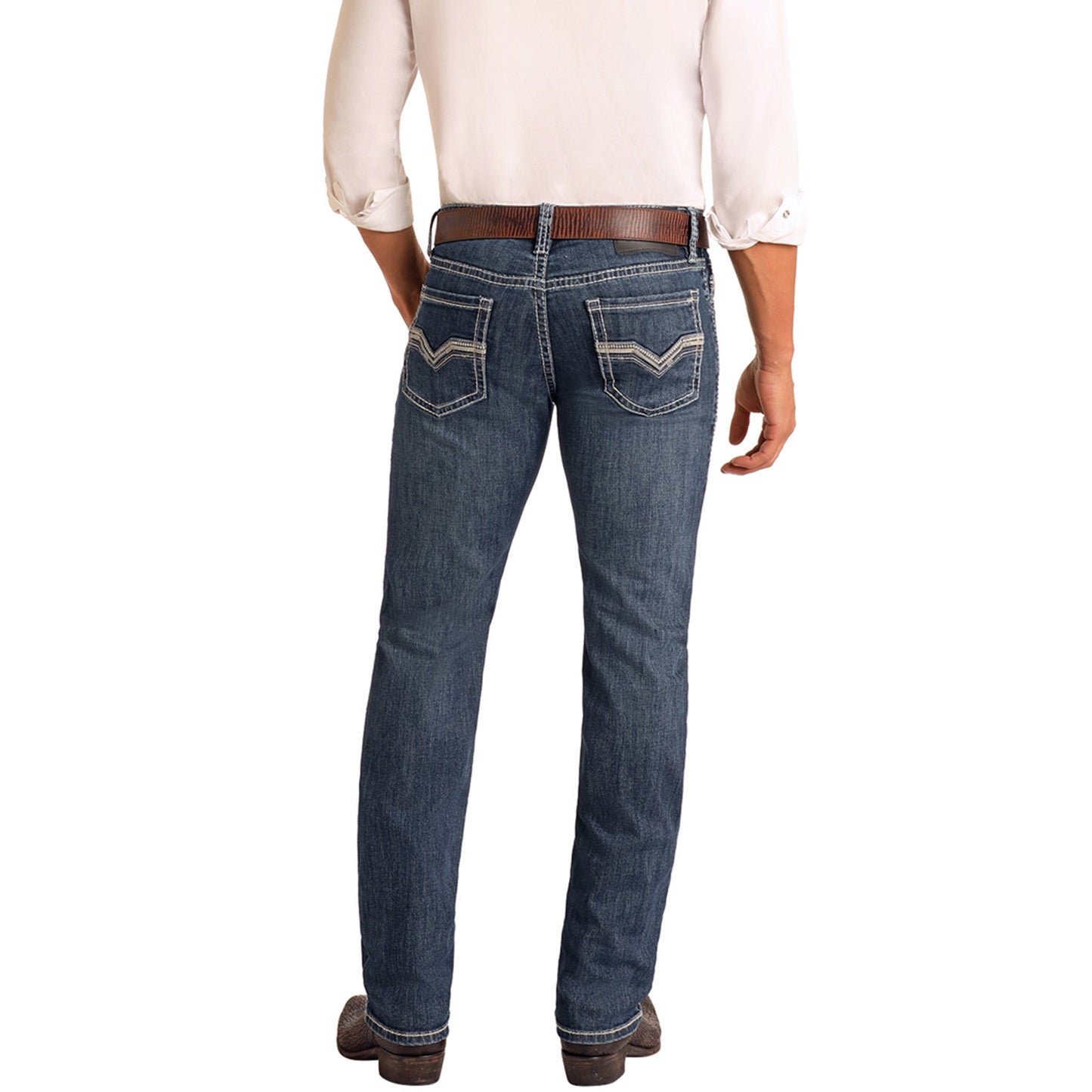 Rock & Roll Men's Slim Straight  Leg Jean